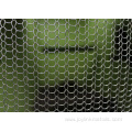 Flattened knitted wire mesh